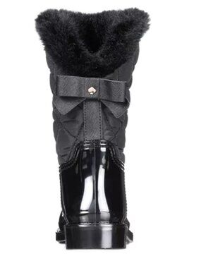 Kate Spade Womens Reid Quilted Faux Fur Winter Boots, Size 6M